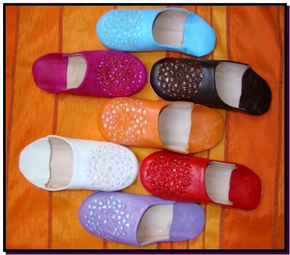 Sequins slippers