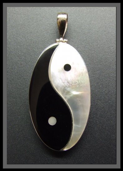 Yin & Yen Silver and Mother Of Pearl