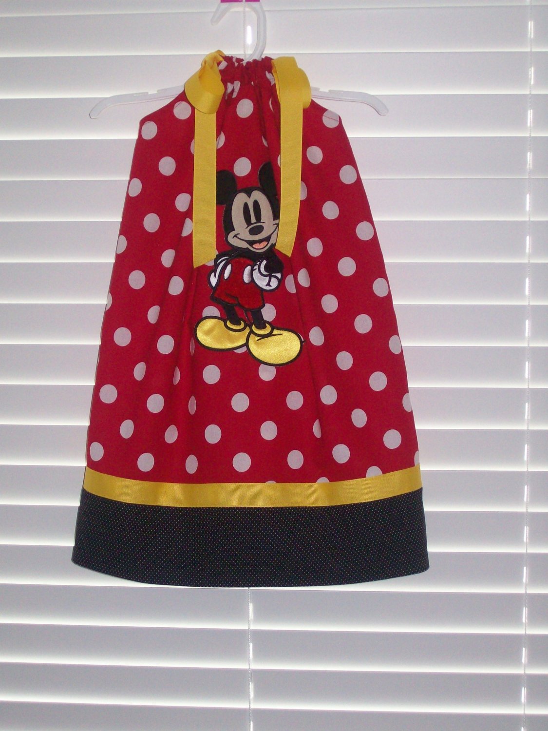 Red Mickey Mouse Pillowcase Dress