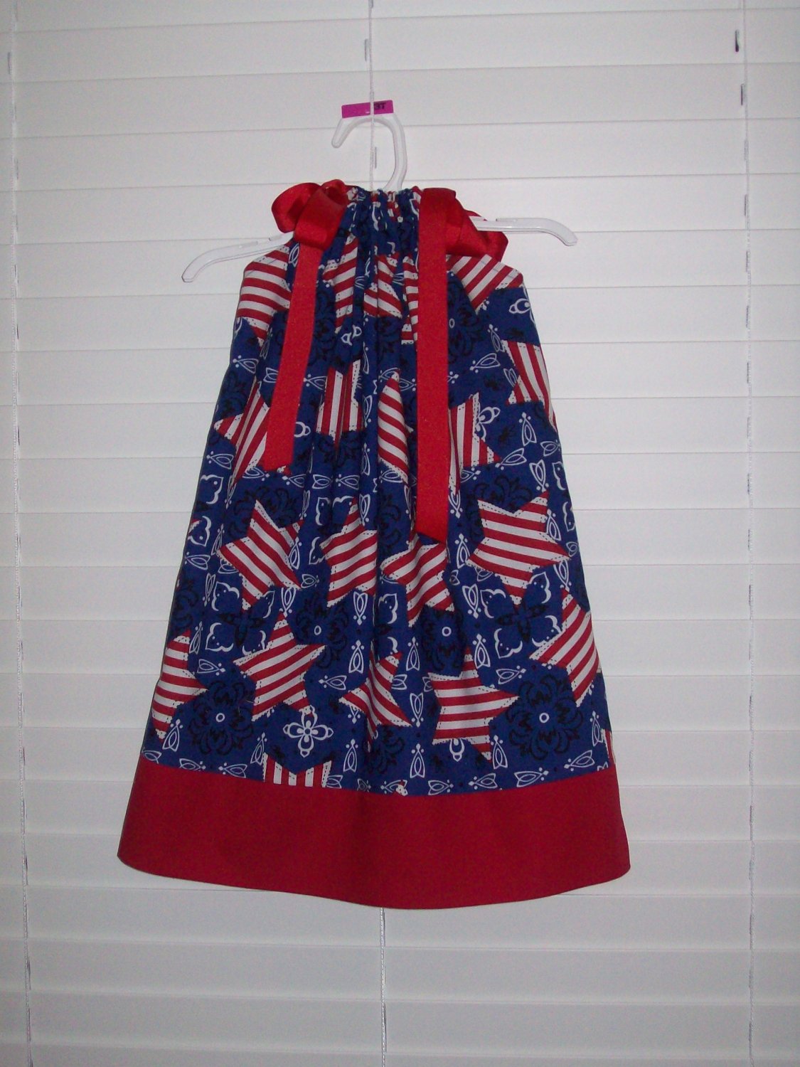 Patriotic 4th of July Pillowcase Dress