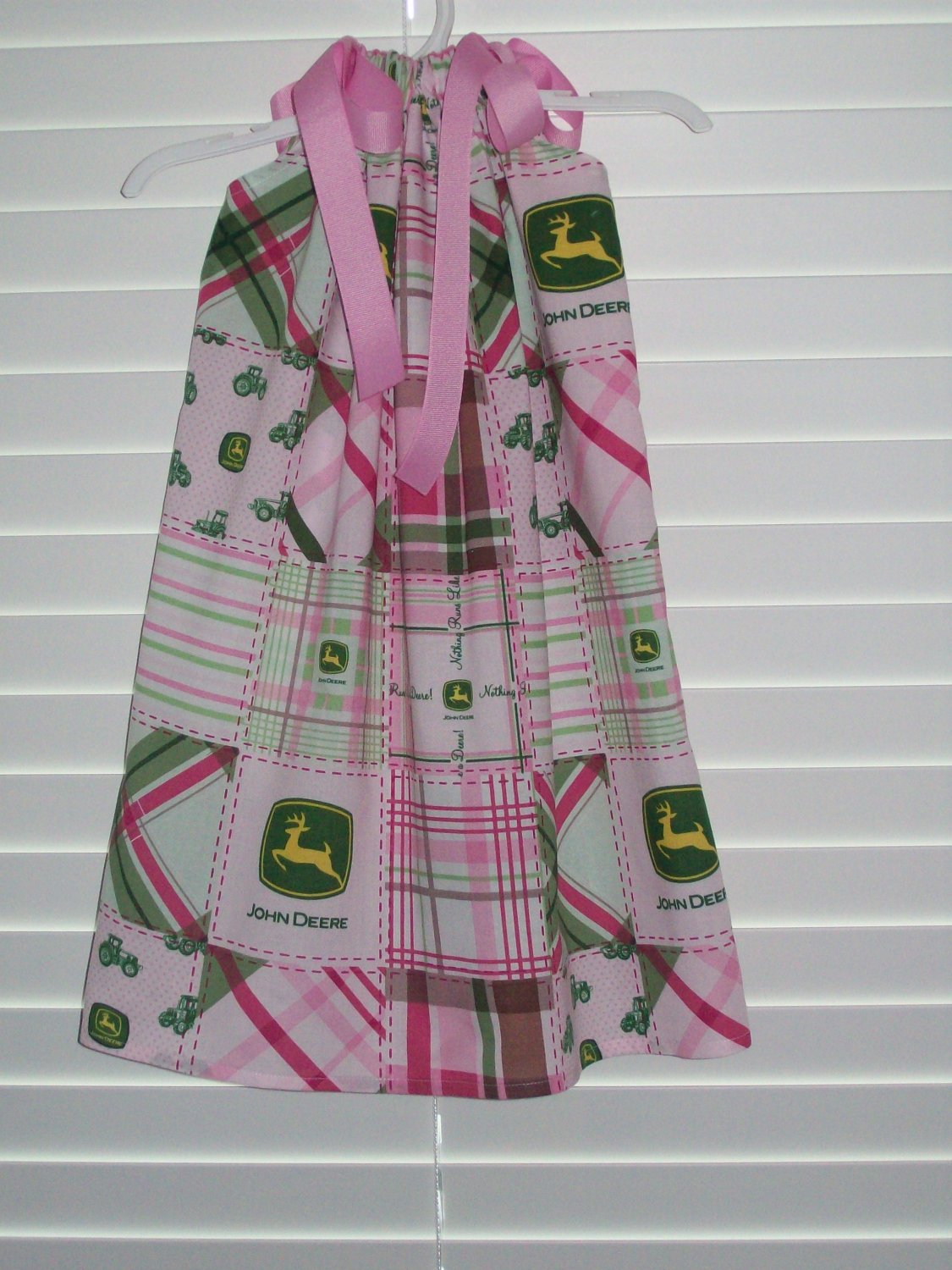 Pink John Deere Pillowcase Dress
