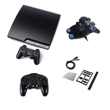 Sony Playstation 3 120GB Slim "Mega Bundle" w/ Controller, Charging Dock, and More