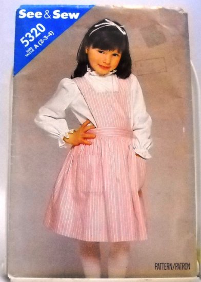 Pattern 5320 from See & Sew Size A (2,3,4) - Children's Jumper pattern
