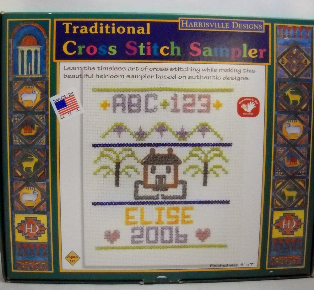 Counted Cross Stitch kit from Harrisville Designs - Sampler Kit
