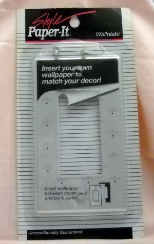 Style Paper-It Wallplate by AmerTac - rocker switchplate