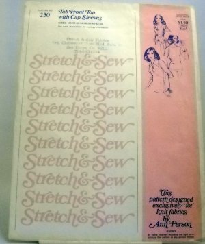 Pattern 300 from Stretch & Sew (1976) - t-shirt and cardigan
