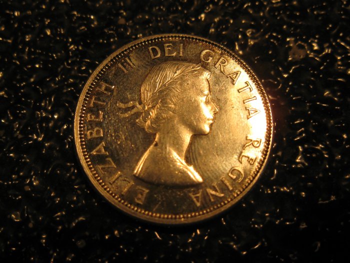 1963 Silver Canadian 50 Cent piece