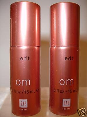 2 x GAP OM EAU DE TOILETTE RARE HTF SEALED 15 ml /.5 oz