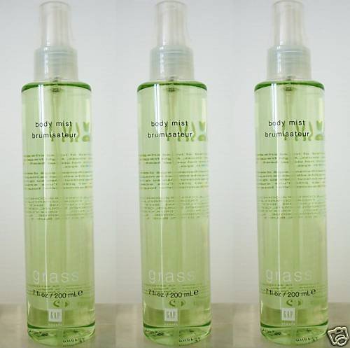 3x NEW GAP GRASS FRAGRANCE SPRAY MIST HTF SEALED 200 ml