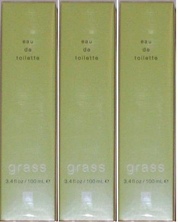 3 x GAP GRASS EAU DE TOILETTE MADE IN USA FACTORY SEALED FULL SIZE 100 ML / 3.4 OZ