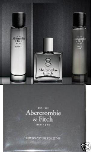 SET 3 ABERCROMBIE FITCH WOMEN 8 WAKELY & 41 PERFUME NIB