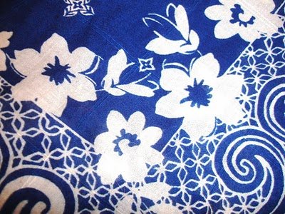 HOLLISTER WOMEN BLUE FLORALS COTTON SCARF FASHIONABLE