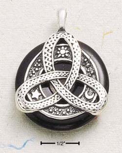DOUGHNUT W/ LARGE CELTIC KNOT DESIGN (cx216)