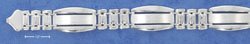 STERLING SILVER JEWELRY 8" FANCY WATCHBAND BRACELET (br2607)