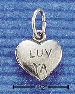 STERLING SILVER JEWELRY ANTIQUED 2 SIDED (ch243)
