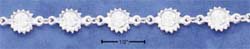 STERLING SILVER 10" SUN LINK ANKLET (br1927)