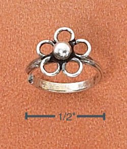 STERLING SILVER DAISY EAR CUFF (sc107)