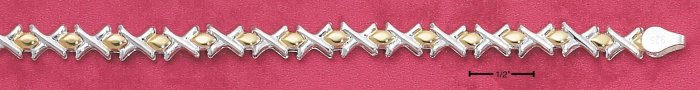 STERLING SILVER JEWELRY TT 100 "XO" CHAIN (ttxo100)