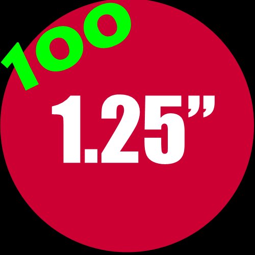 100 - 1.25" Buttons