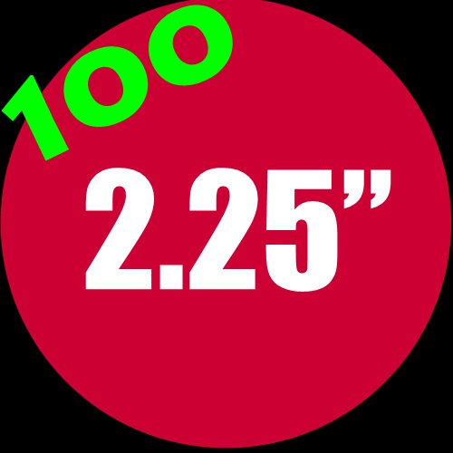 100 - 2.25" Buttons