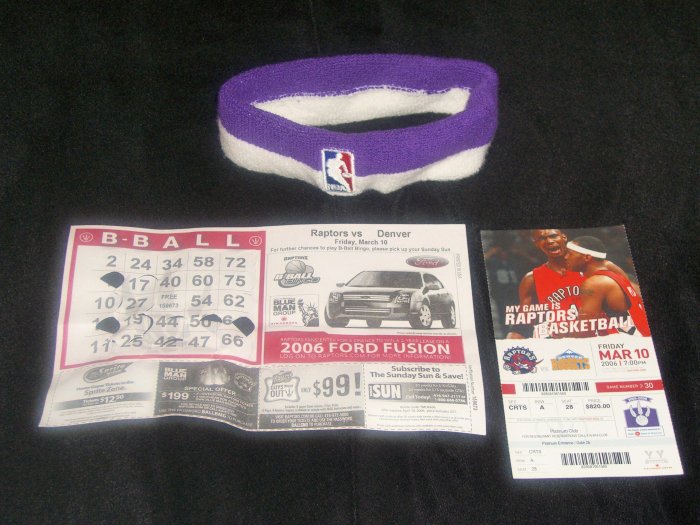 Morris Peterson Game Worn Official NBA Headband! 6 Days Only!
