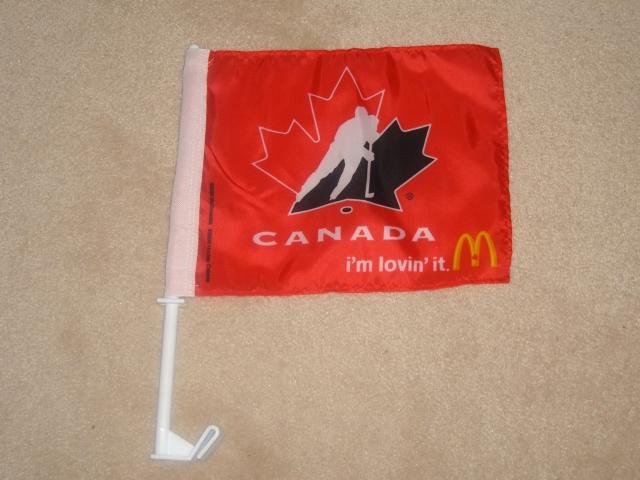 Team Canada Collectible Flag! New!