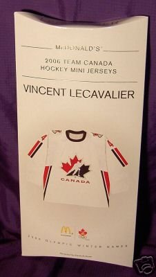 Team Canada All New & Highly Collectible Mini Jersey of Vincent Lecavalier #4