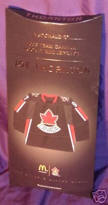 Team Canada All New & Highly Collectible Mini Jersey of Joe Thornton # 97