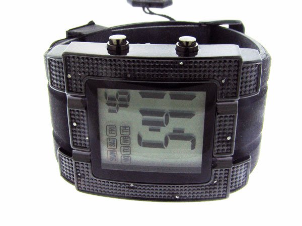 Icetime Black 10 Diamond 45MM Extra Band Paper Gift Box