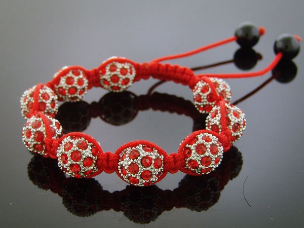 Unisex Big Bead CZ Shamballa Bracelet 12MM 8Inch