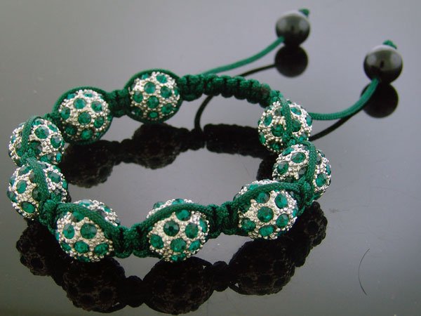 Unisex Big Bead CZ Shamballa Bracelet 12MM 8Inch
