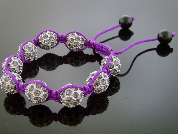 Unisex Big Bead CZ Shamballa Bracelet 12MM 8Inch