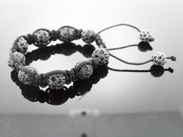 Unisex Big Bead CZ Shamballa Bracelet 12MM 8Inch