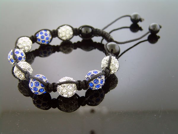 Unisex Big Bead CZ Shamballa Bracelet 12MM 8Inch