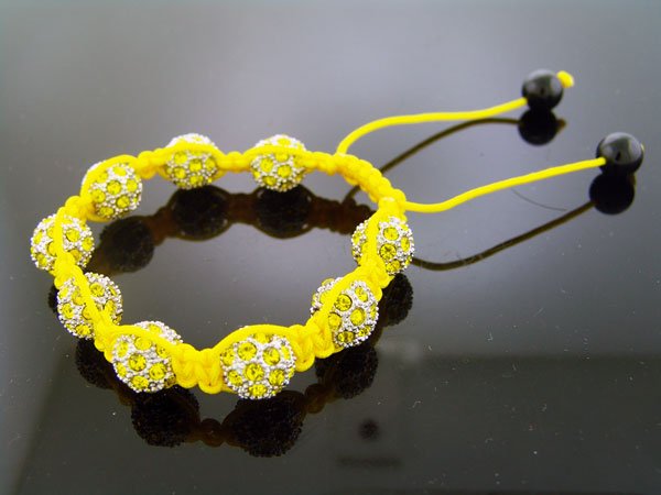 Unisex Big Bead CZ Shamballa Bracelet 12MM 8Inch