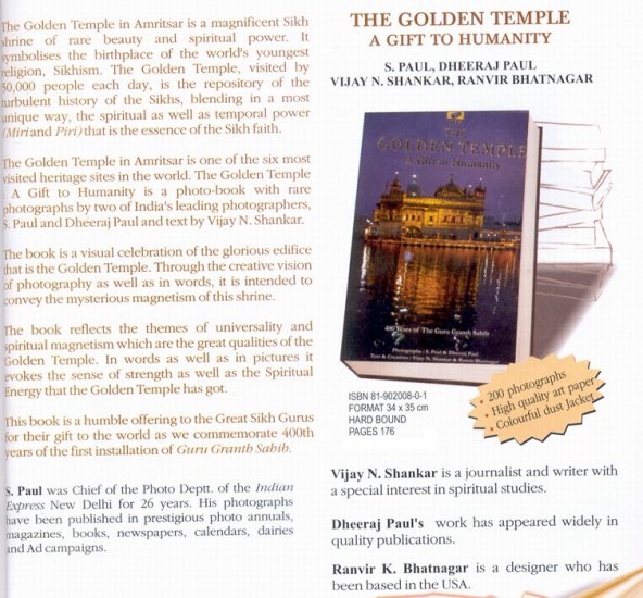 The Golden Temple: A Gift to Humanity.