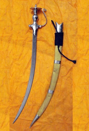 (SHIPPING INCLUDED) 2.5' Special Sarabloh Tahli Wood Cover Kirpan