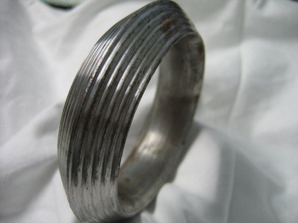 Xtra Heavy Sarabloh Sikh Karra (10 Lines, Jharri)
