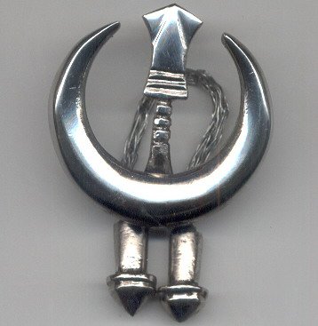 1.5" Steel Chaand (For Torra Only) Crafted at Hazoor Sahib