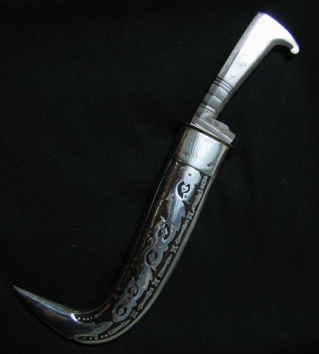 SPECIAL 12" Double Side 5-Khanda New Handle Kirpan