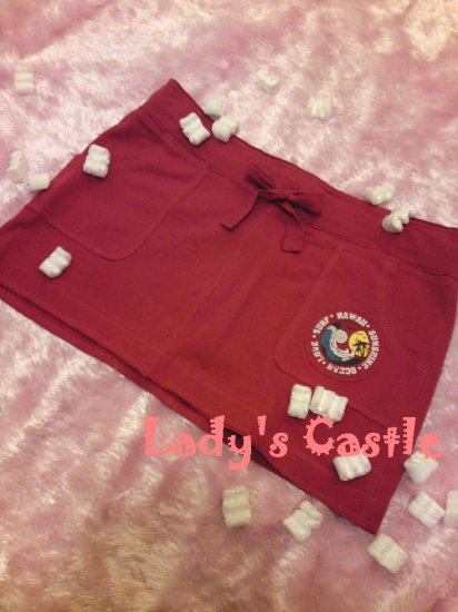 The Hawaii Sunshine red skirt
