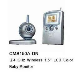 2.4 GHz Wireless 1.5'' LCD Color Baby Monitor/KIT (one camera+one 1.5" LCD palm monitor)