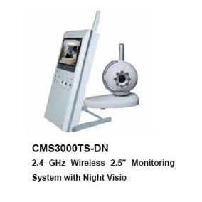 2.4GHzWireless2.5"Color LCD Baby Monitor with Night Vision/KIT one camera+one 2.5" LCD palm monitor