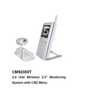 2.4 GHz Wireless 2.5" Color LCD Baby Monitor/KIT (one camera+one 2.5" LCD palm monitor),