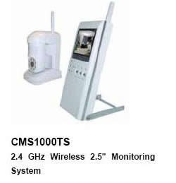 2.4 GHz Wireless 2.5" Color LCD Baby Monitor/KIT (one camera+one 2.5" TV adaptor),