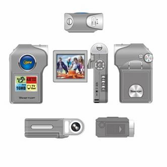 3.0M CMOS sensor interpolated to 10.0Mega digital camcorder ( TDV-393B ), Camcorders