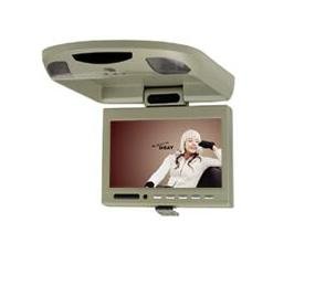 7" Roof TFT LCD Car Monitor with IR Transmitter for Wireless Headphones