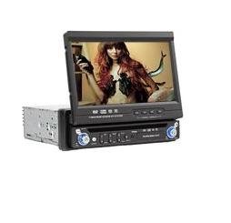One-Din 7" LCD and Car DVD Player with fully automatic motorized TFT LCD