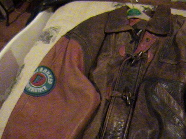 Football Leather Jacket.