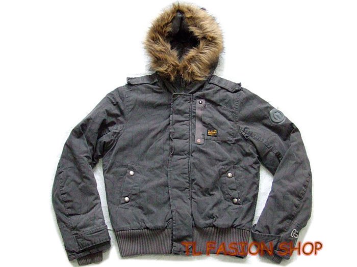 New arrival G-Star raw mans Bomber hooded winter jacket/coat,color gray, #0705